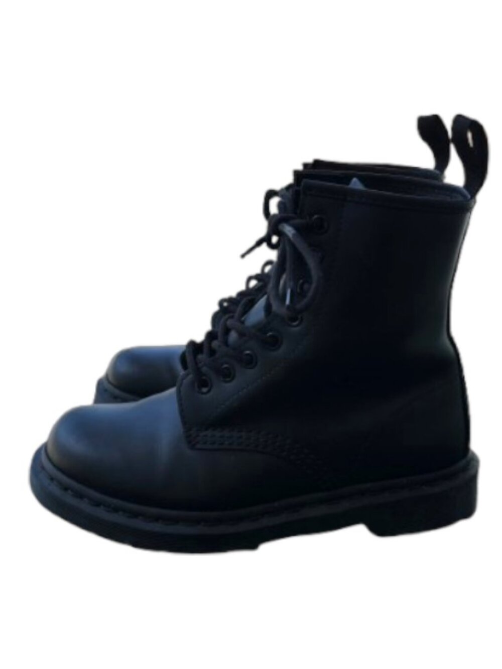Dr. Martens 1460 Mono smooth leather lace up boots black unisex size 38 - Picture 5 of 8